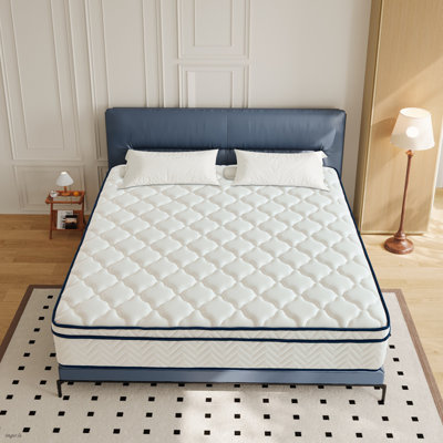 14" King Size Hybrid Mattress in a Box - Medium Firm Cooling Memory Foam CertiPUR-US Certified