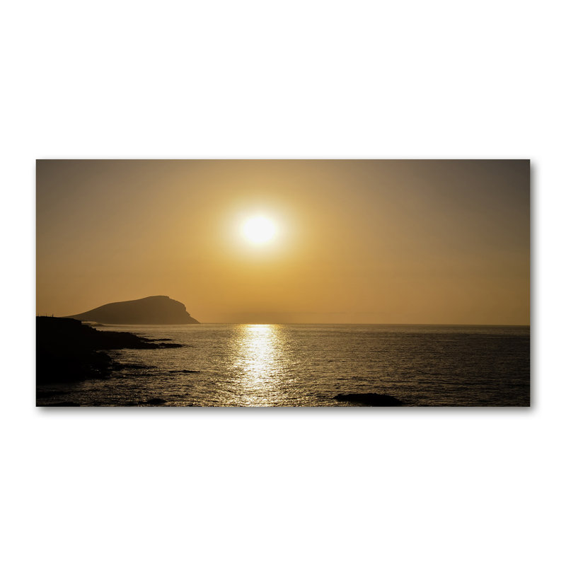 Sunset Sea - Wrapped Canvas Print