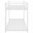 White Low Bunk Bed Twin Over - And Metal Frame With , Profile For Added Security-378775956-378775952