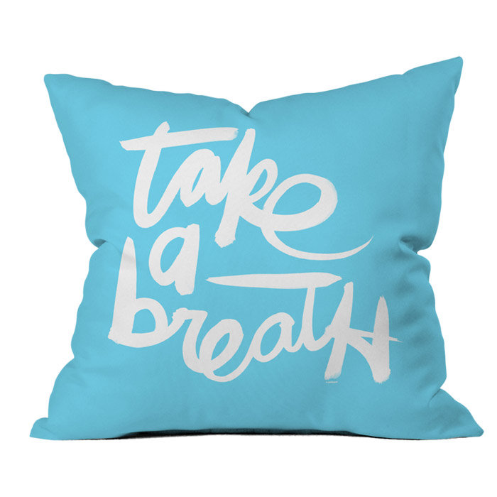Take Outdoor Throw Pillow, 16" x 16"