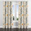 Rideaux Boho - rideau à œillets orange avec jardin botanique - 1 panneau-1478310875-1478310879