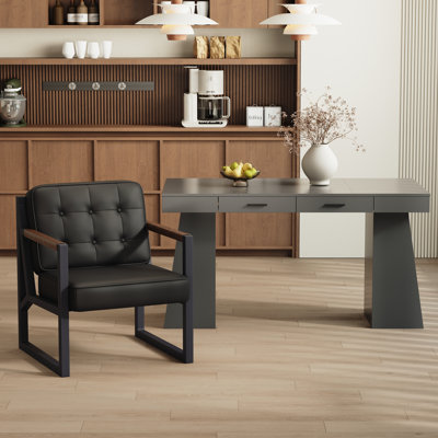 Dining Table Set With 2 Drawers and Matching Chairs