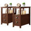 Table de chevet 2 tiroirs Mcintire