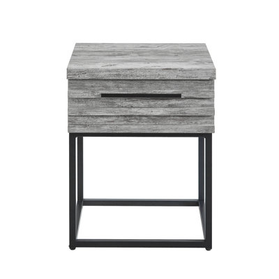 Sacheen End Table with Storage