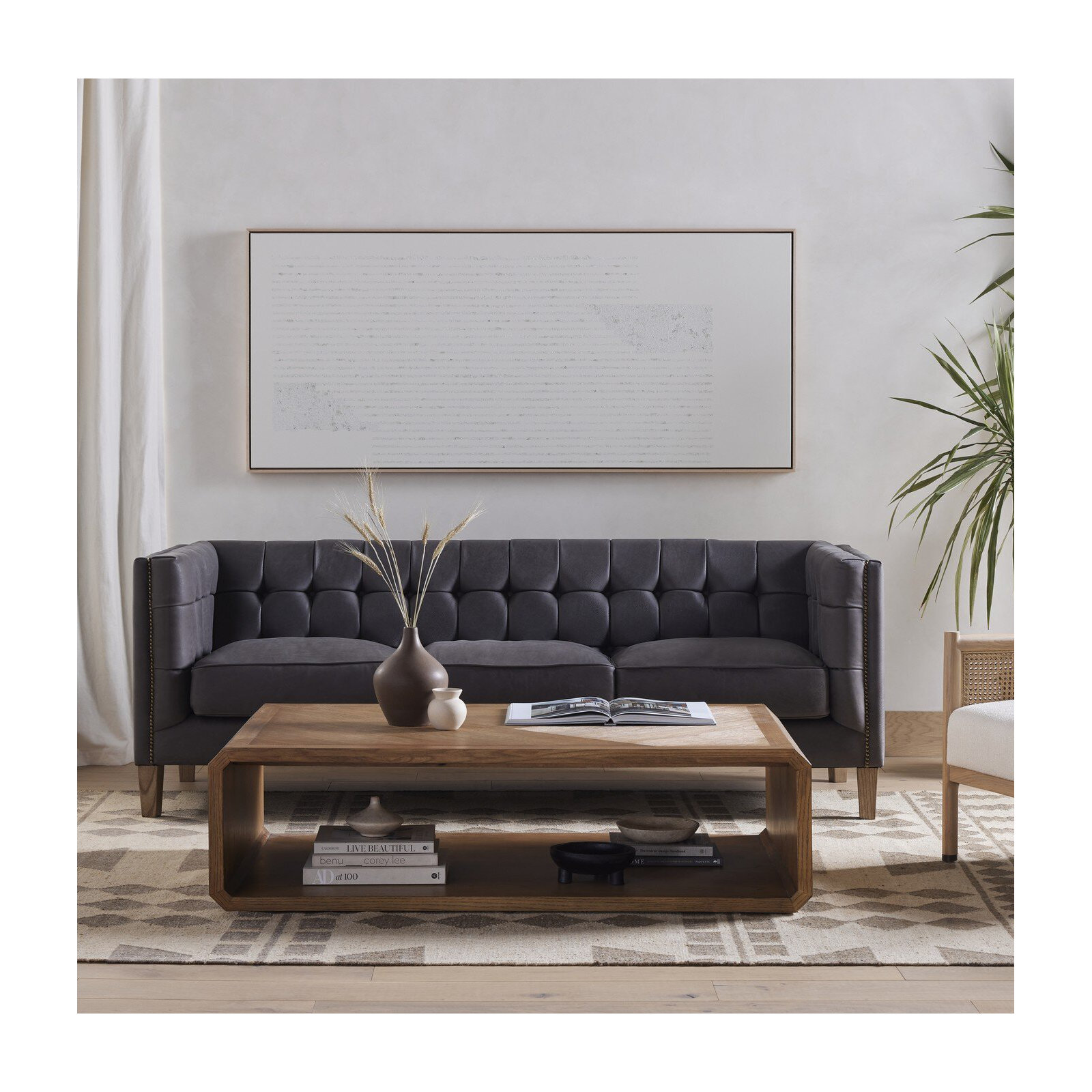 Harris Single Coffee Table, Natural