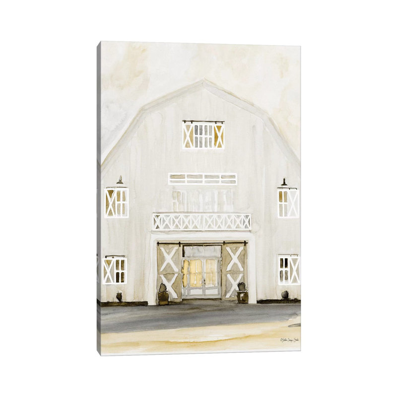 Wedding Barn - Painting on Canvas, 66.04 cm H x 45.72 cm W x 1.91 cm D, Wrapped Canvas