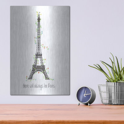 Winston Porter 'There Will Always Be Paris' by Jan Weiss Metal Wall Art