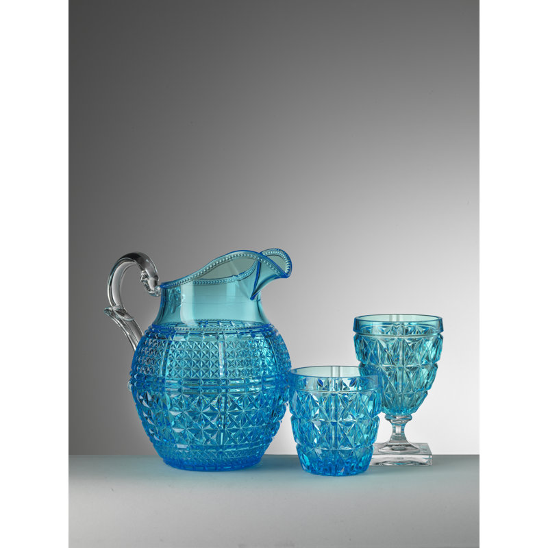 Halina Acrylic Pitcher, Turquoise