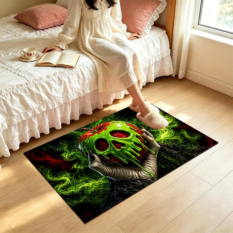  Tapis d'entrée antidérapant pour l'intérieur, 16 po x 24 po, poison sorcière gothique, witch poison apple gothic, 16"x24"