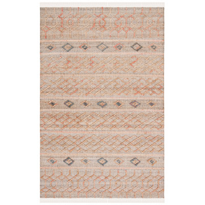 Natural Fiber 402 Area Rug In Natural / Rust