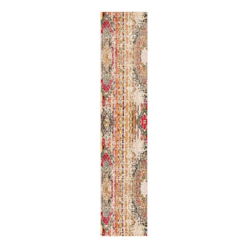 Wrought Studio Sebaa Marelda Indoor/Outdoor Area Rug, Runner 2'7" x 12'