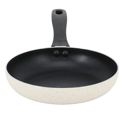 Oster Clairborne Round Nonstick Aluminum Frying Pan in Linen