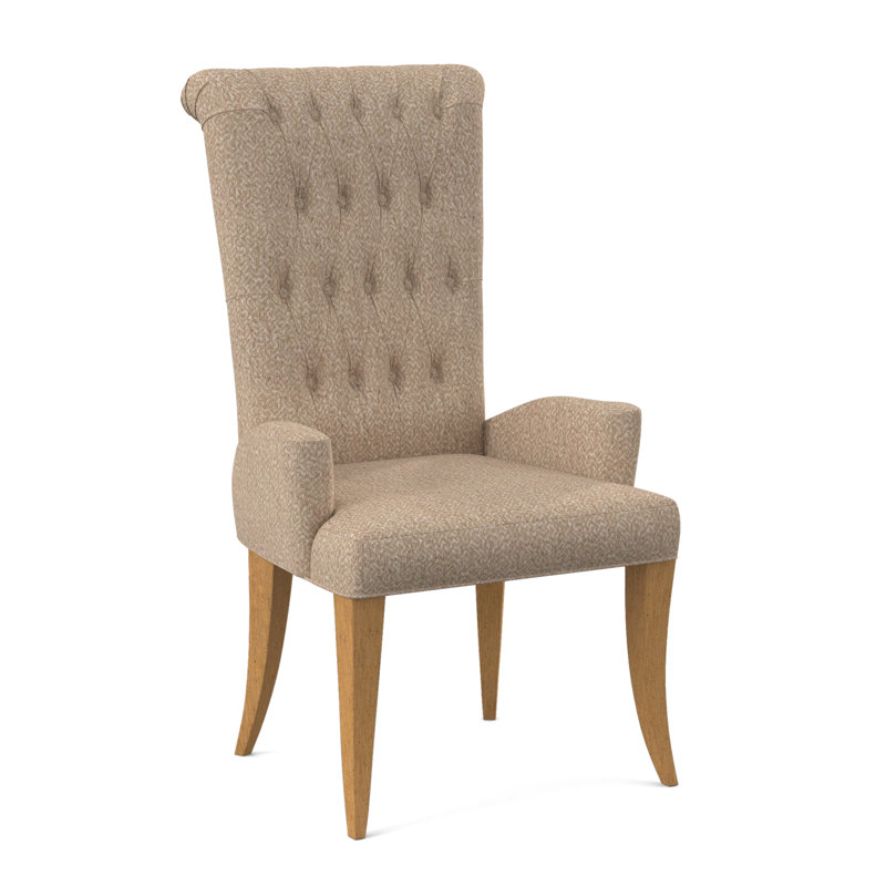 Gossamer Dining Chair, Amber, Maya Wheat Polyester Blend