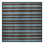 Machine Washable Horizontal Stripes Black Area Rug