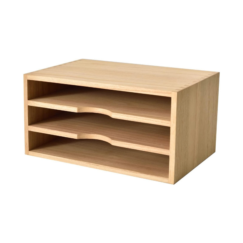 Solid Wood Desk Organiser