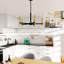 Lustre contemporain 5 lumières Damen