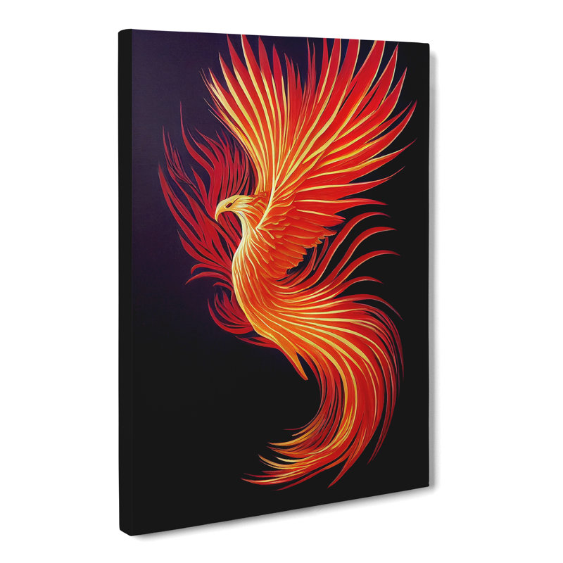 Stantonsburg Phoenix Bird Vol.3 - Wrapped Canvas, 76cm H x 50cm W x 3cm D