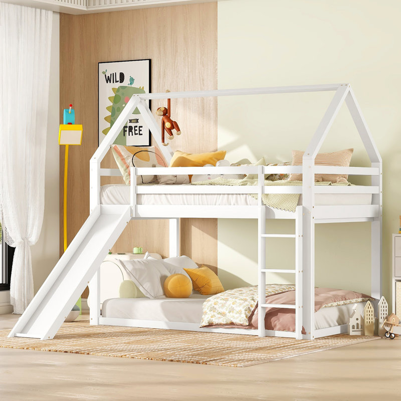Bed, White, European Single (90 x 200 cm)