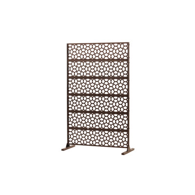 Yoan Patio Outdoor Privacy Screen 6 - Panel Freestanding, Decorative Room Divider