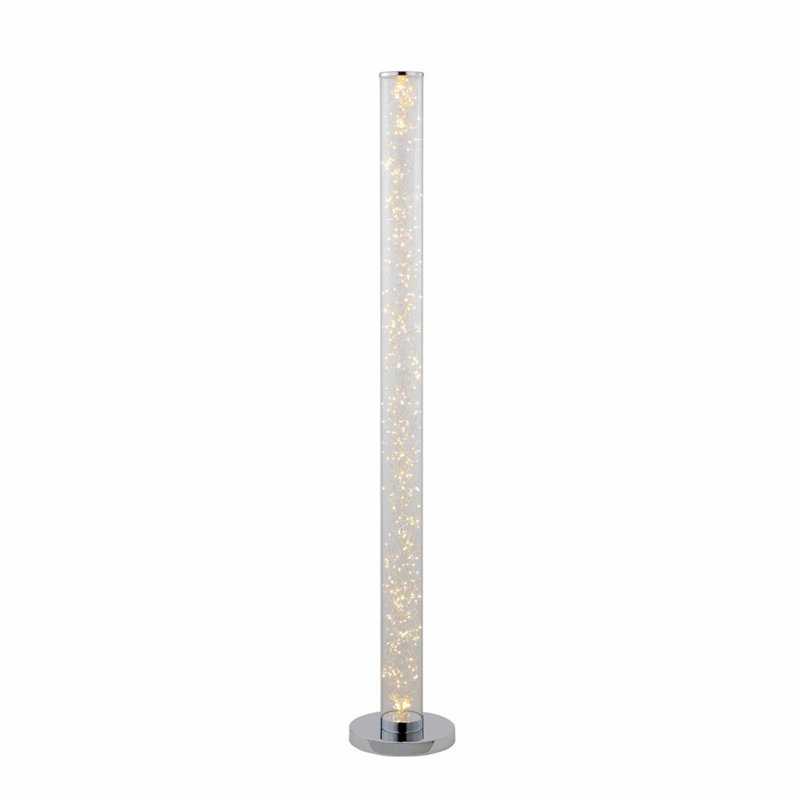 Jenaya 49'' Steel LED Column Floor Lamp