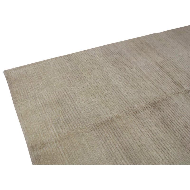 Tapis vanille noué à la main de haute qualité