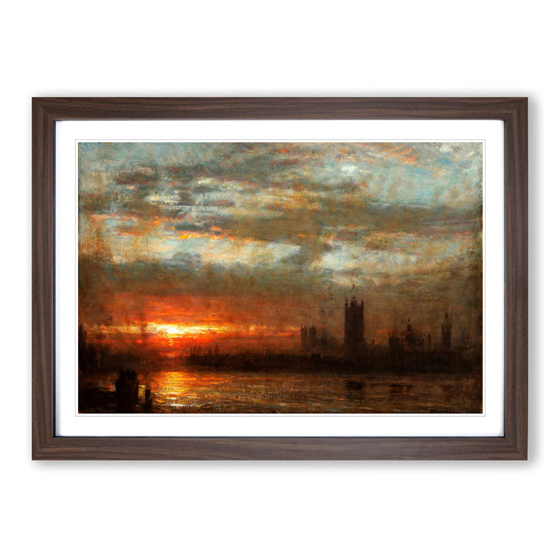 J.M.W. Turner - Single Picture Frame Painting, Walnut