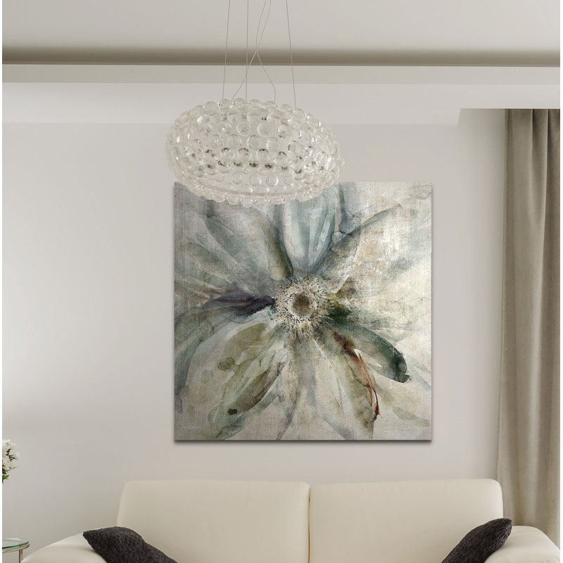 « floral fiction », peinture sur toile tendue, H 10 po x l 10 po x P 1,5 po