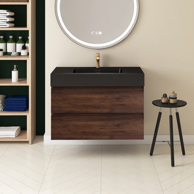 Meuble-lavabo simple 36 po avec plateau Semyah