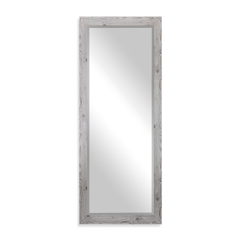 Henslee Mirror, Distressed White, 63.5" H x 25.5" W