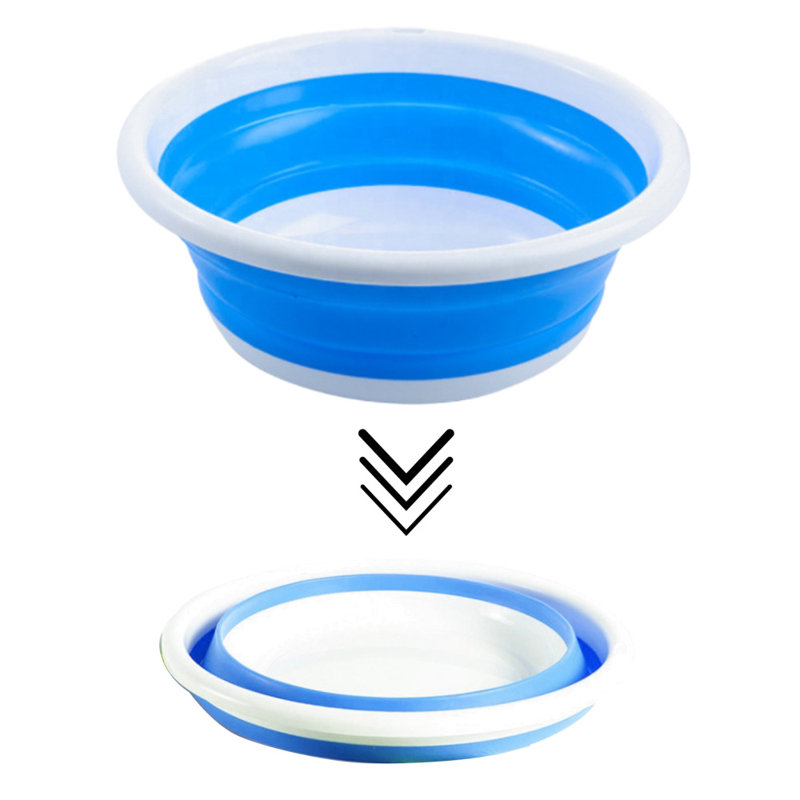 YBM Home Plastic Serving Bowl, Blue