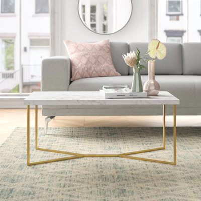 Table basse glam à pieds croisés Maksymilian