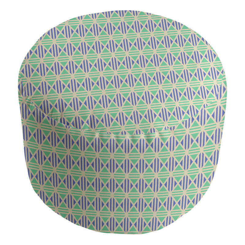 Repose-pieds Avicia, Baleine bleue / lime