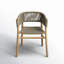 Alata Wood Outdoor Dining Armchair