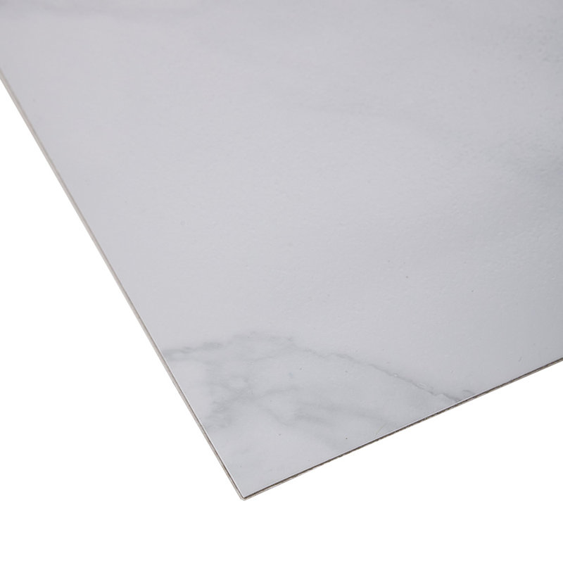 Davuan 10Pcs Self Adhesive Flooring 30x30 cm PVC Tile in White