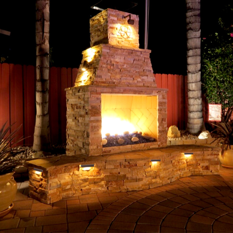 Bronze Low Voltage Integrated LED Metal Step Light Kit