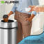 Station de compost et poubelle en acier inoxydable 17 gallons