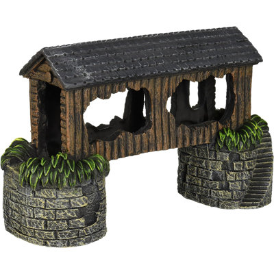 Madison County Covered Bridge Fish Tank Ornament decoration