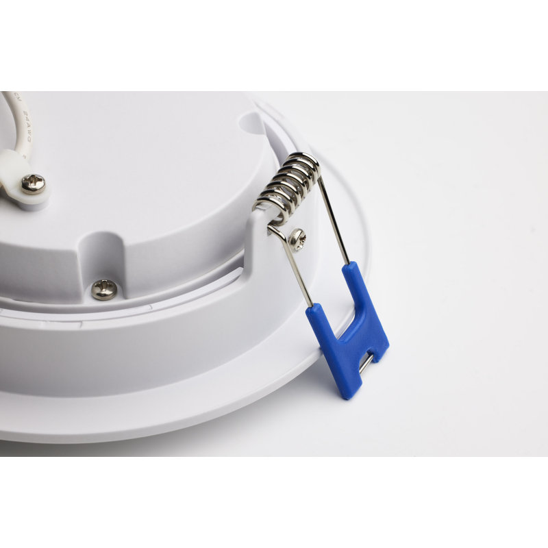 4" White Selectable Color Temperature Dimmable IC Rated LED Canless Recessed Lighting Kit