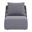 Chaise d'appoint grise