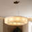 Monzerrad 31" 10 - Light 2 - Tier Alabaster Dining Room Gold Chandelier Pendant Lights(Bulbs Included)