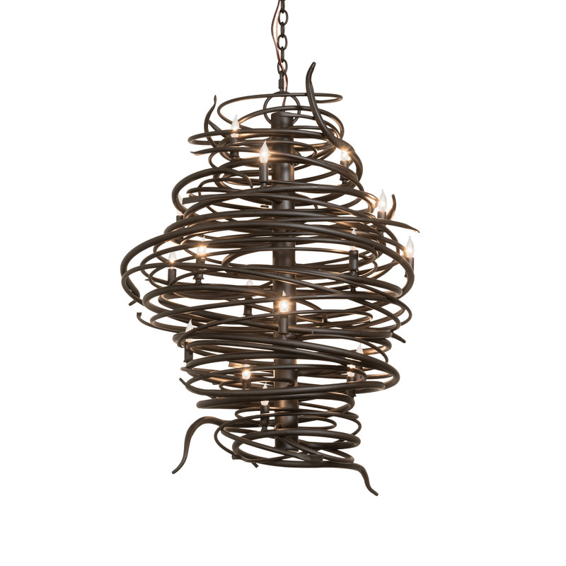 20 - Light Chandelier, Oil Rubbed Bronze