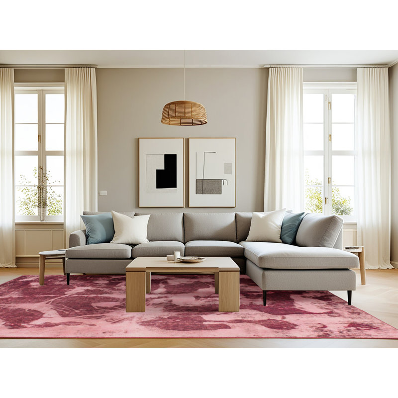 Abstract Indoor Rug, Rectangle 8' x 10'
