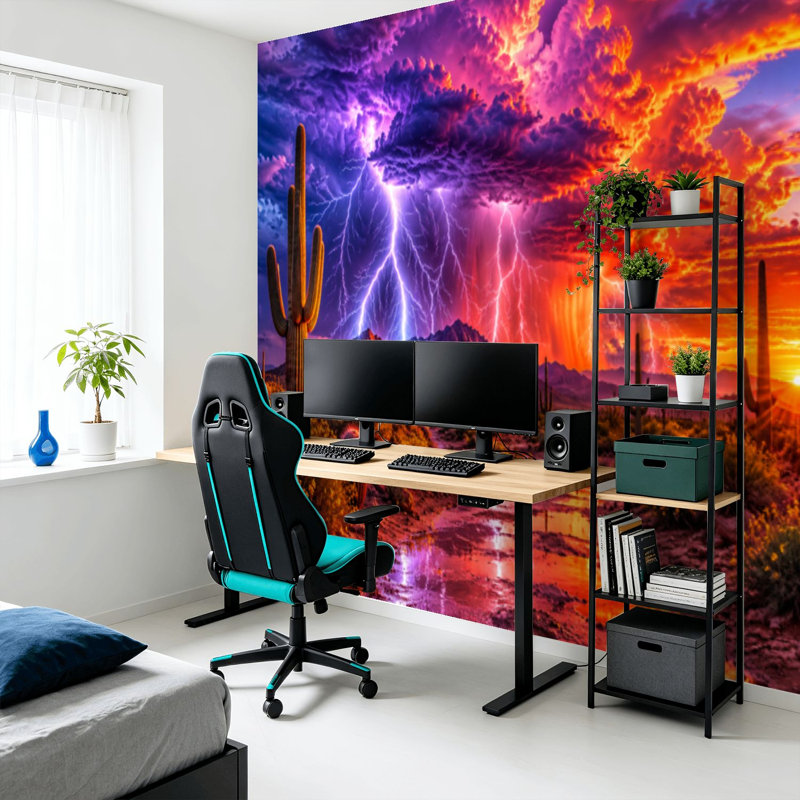 Adhésif mural amovible Peel and Stick, 68.88" L  x 96" W