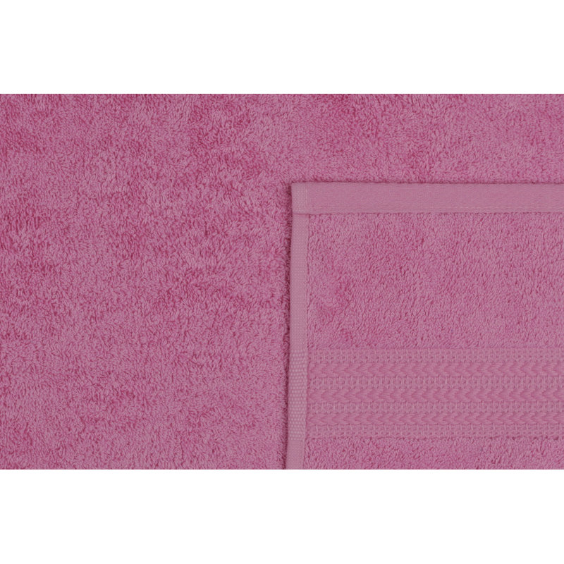 Essuie-mains luxueux 100% coton, rose, 19,7 x 35,4 pouces | 500 g / m² pour une absorbance maximale | Lavable à la machine à 104 ° F | Parfait pour la maison, le spa et la salle de sport | Ajout doux, durable et élégant à votre collection de serviettes
