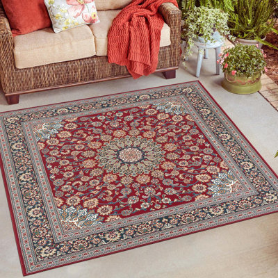 Indoor/Outdoor Traditional Area Rug