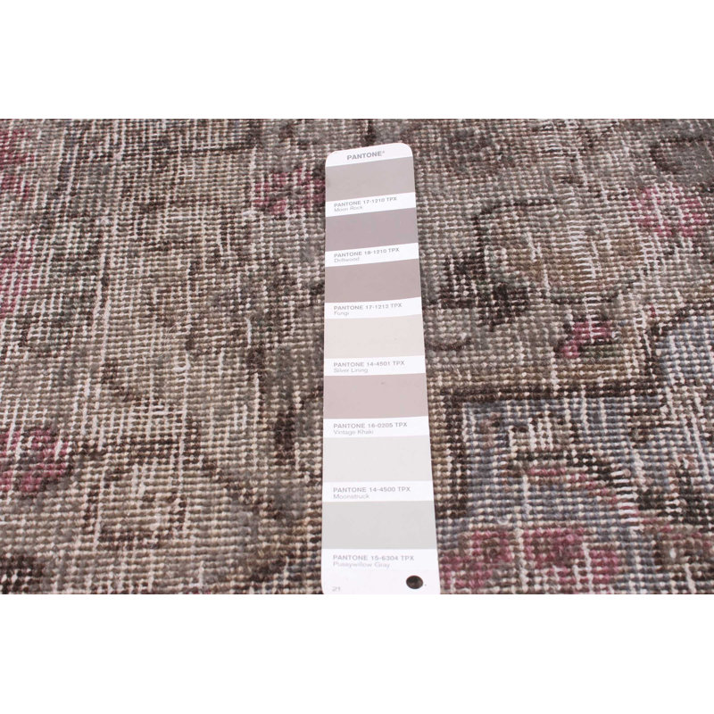 Tapis unique en laine noué à la main 8 pi 11 po x 11 pi 2 po New Age Ancha