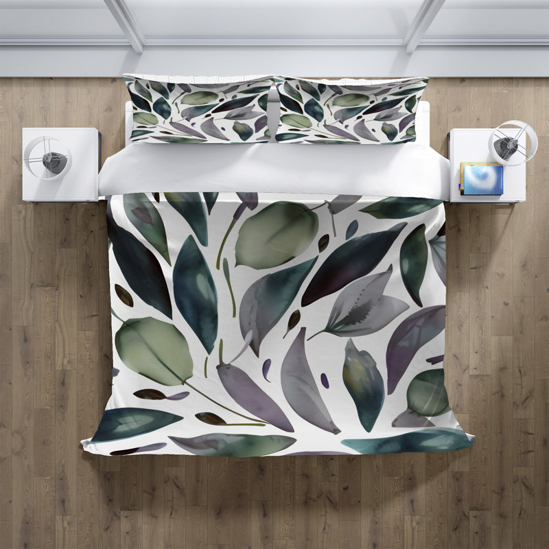 Ensemble de housse de couette , Housse de couette simple + 1 taie décorative pour