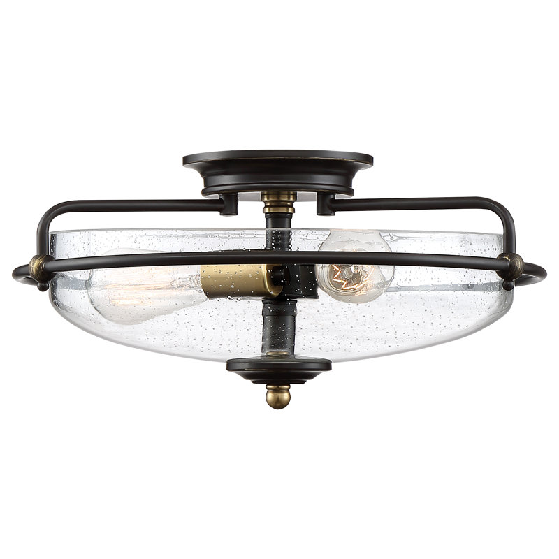 Ampelio Glass Flush Mount