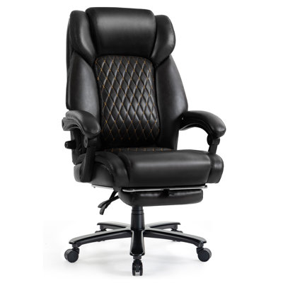 200KG Heavy Duty High Back Executive Chair Ergonomic Computer Desk Chair with Adjustable Lumbar Support