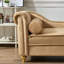 Chaise longue moderne avec revêtement en velours et canapé de rangement-837419499